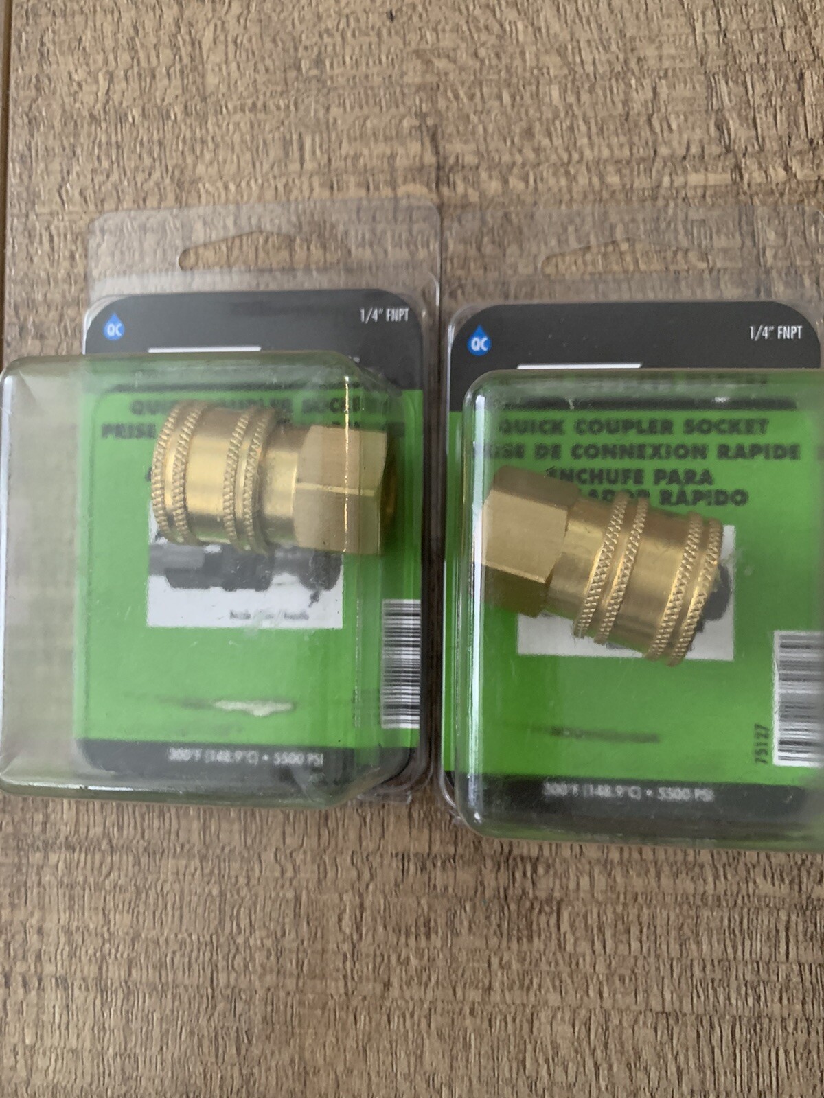 2 Pc-Forney 75127 Brass 5500 PSI FNPT Quick Coupler 1/4 in. Connection