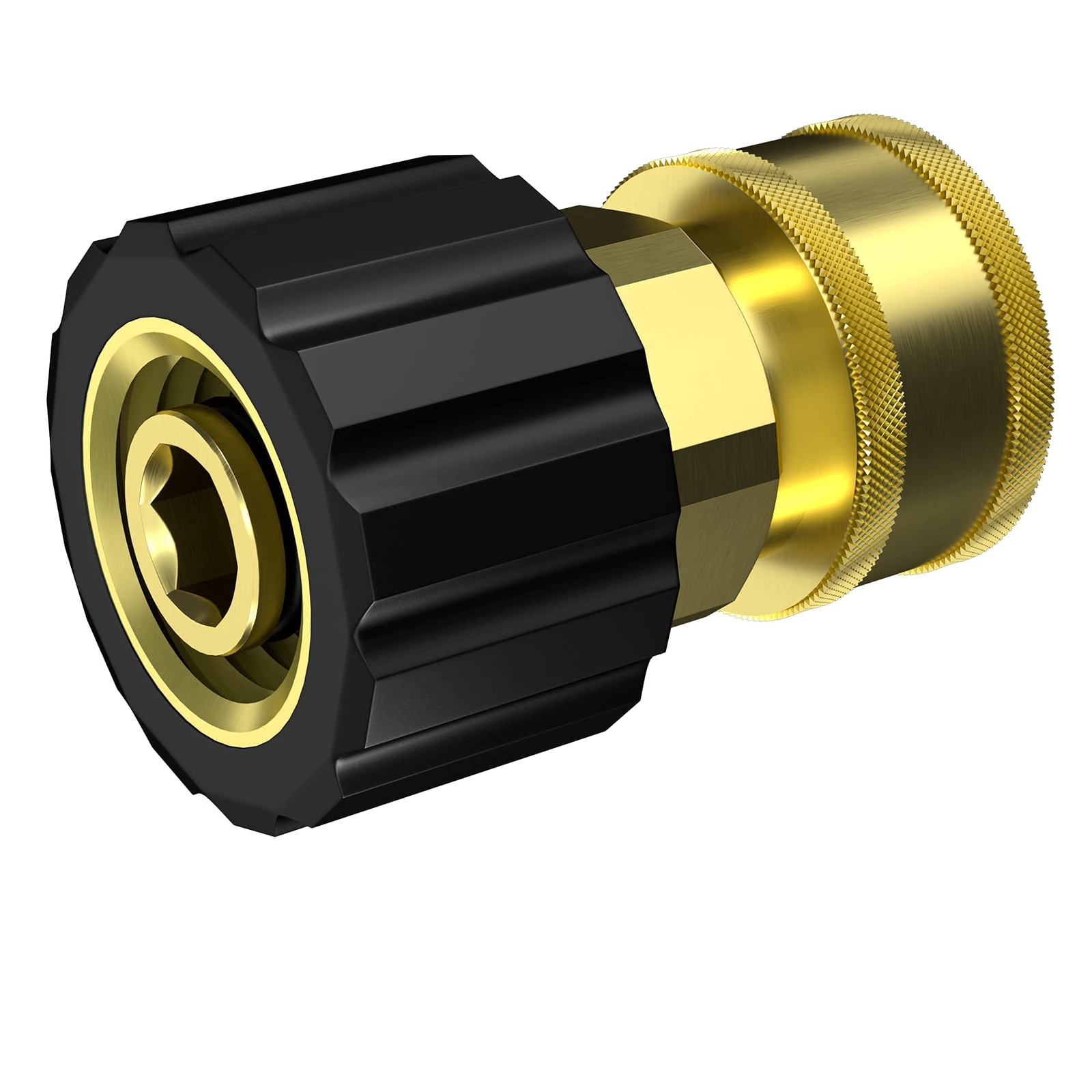 Pressure Washer Adapter Set Quick Connect Kitm22 14mm X 3/8″ Male Plug Female So