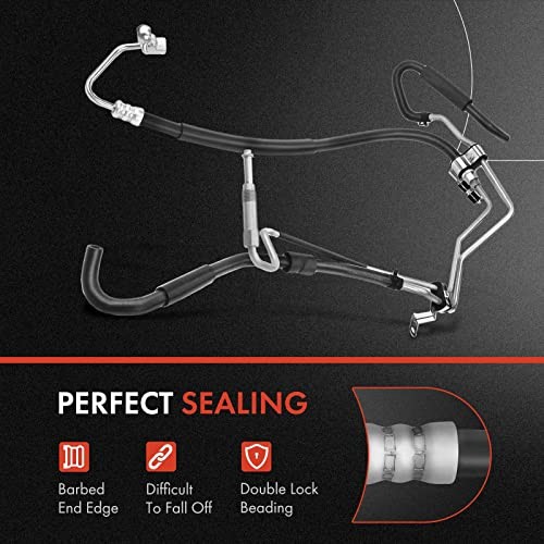 Power Steering Pressure & Return Hose Line Assembly Compatible with Infiniti