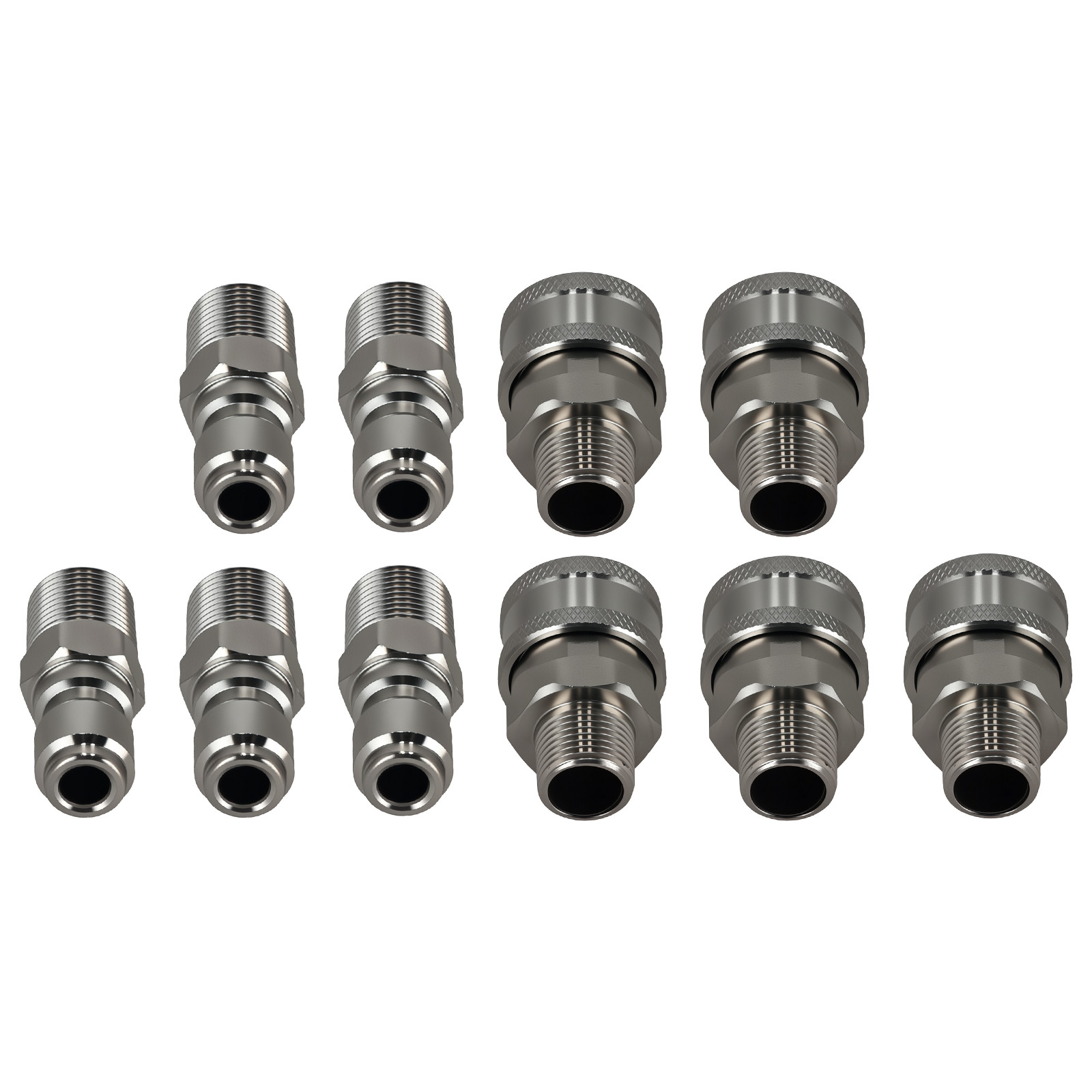 3/8″ Quick Connect NPT Male Adapter Pressure Washer Fitting Stainless Steel