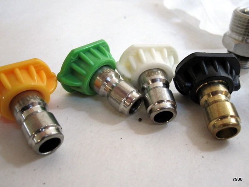 1/4″ Stainless Steel Quick Connect Spray Nozzle 7 Piece Kit