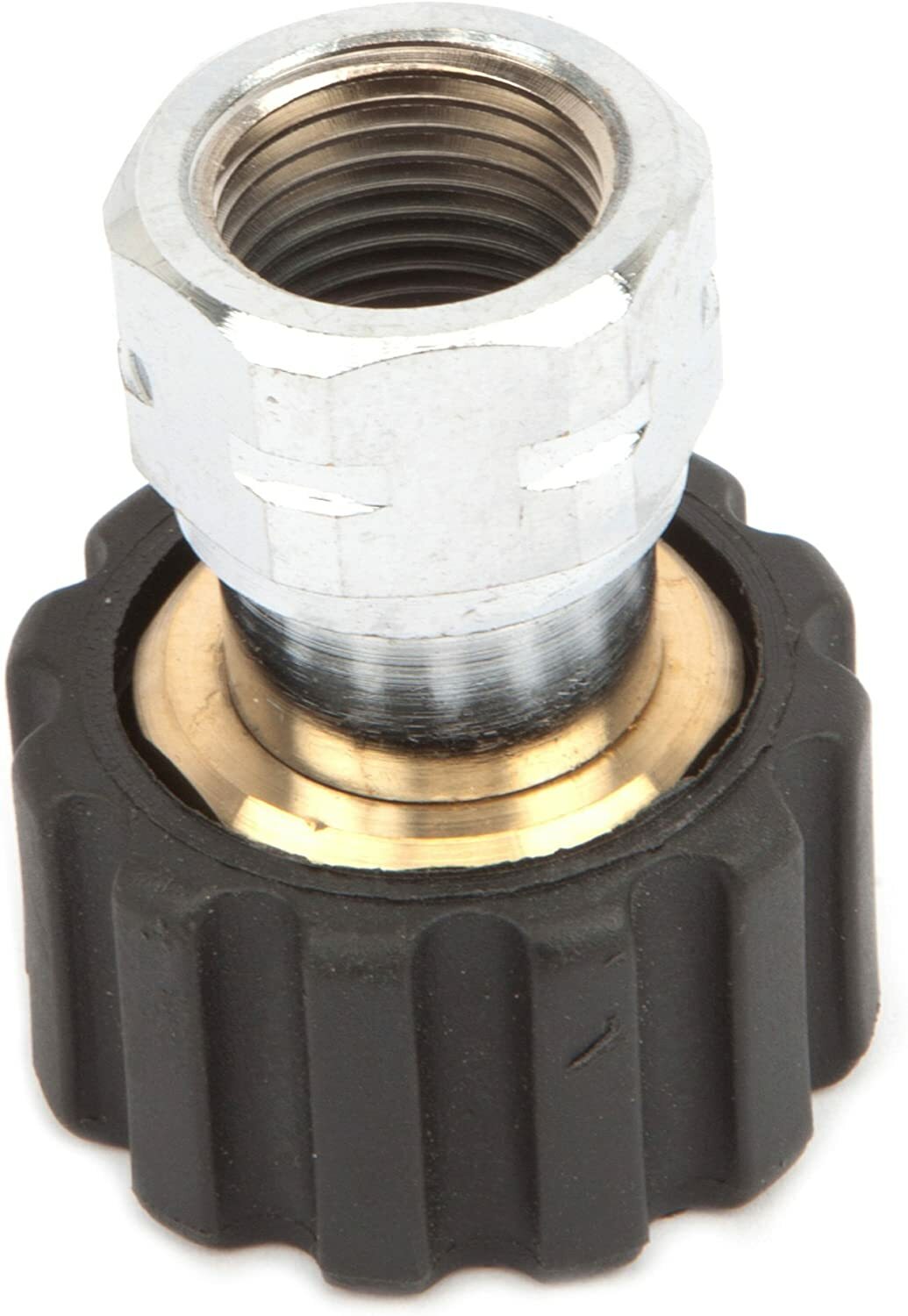 Forney 75108 Pressure Washer SCREW COUPLING Hose Connector M22F -3/8″ FEMALE NPT