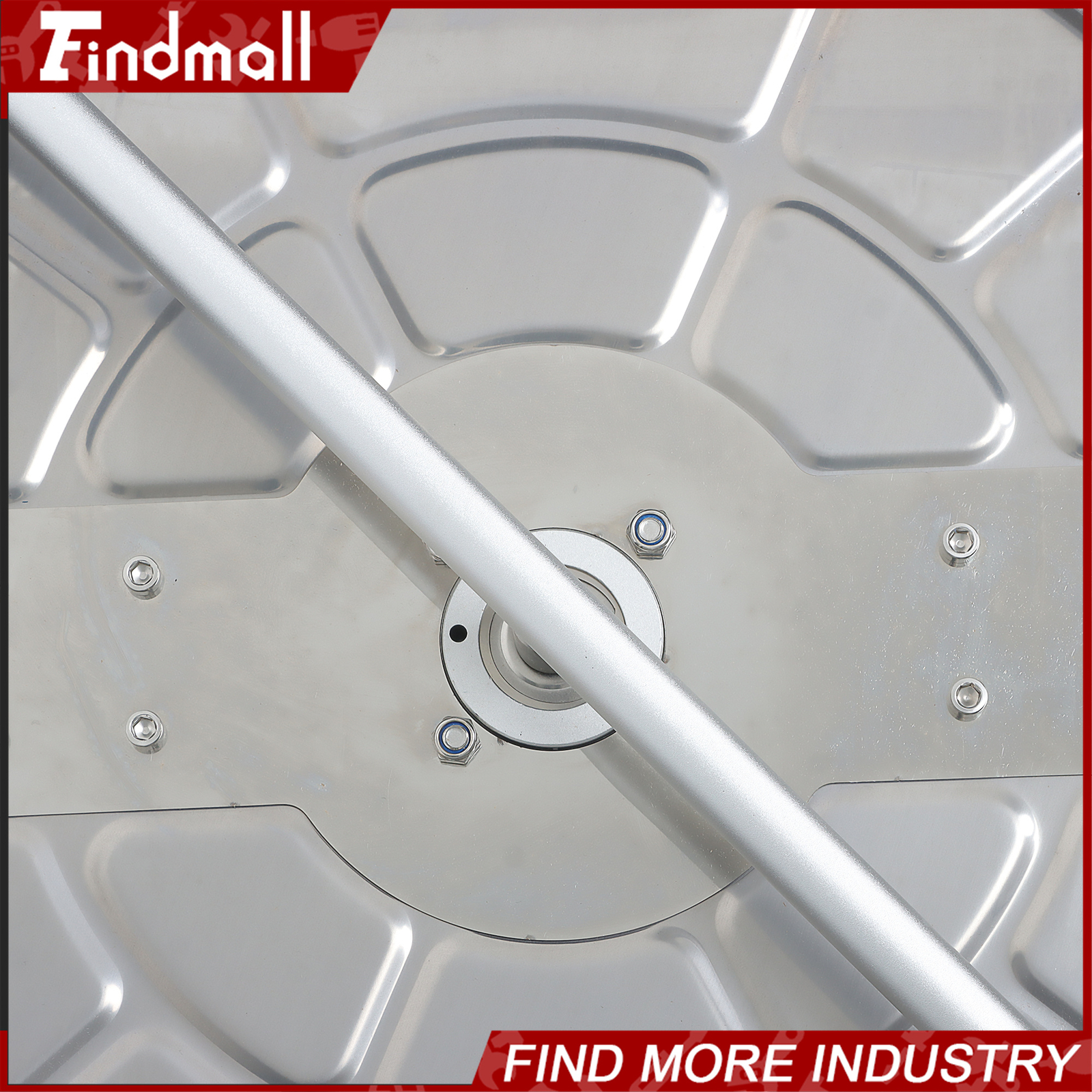 Findmall 24″ Pressure Washer Surface Cleaner w/ Handles & Wheels Quick Connect
