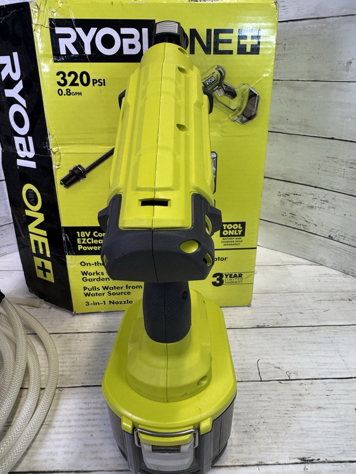 Ryobi 18V One+ EZ Clean RY120350VNM Pressure Washer 320 PSI Free Gift Included