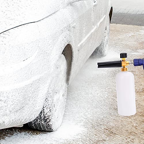 Car Wash Pressure Washer Jet Wash 1/4″ Quick Connector Adjustable Foam Cannon