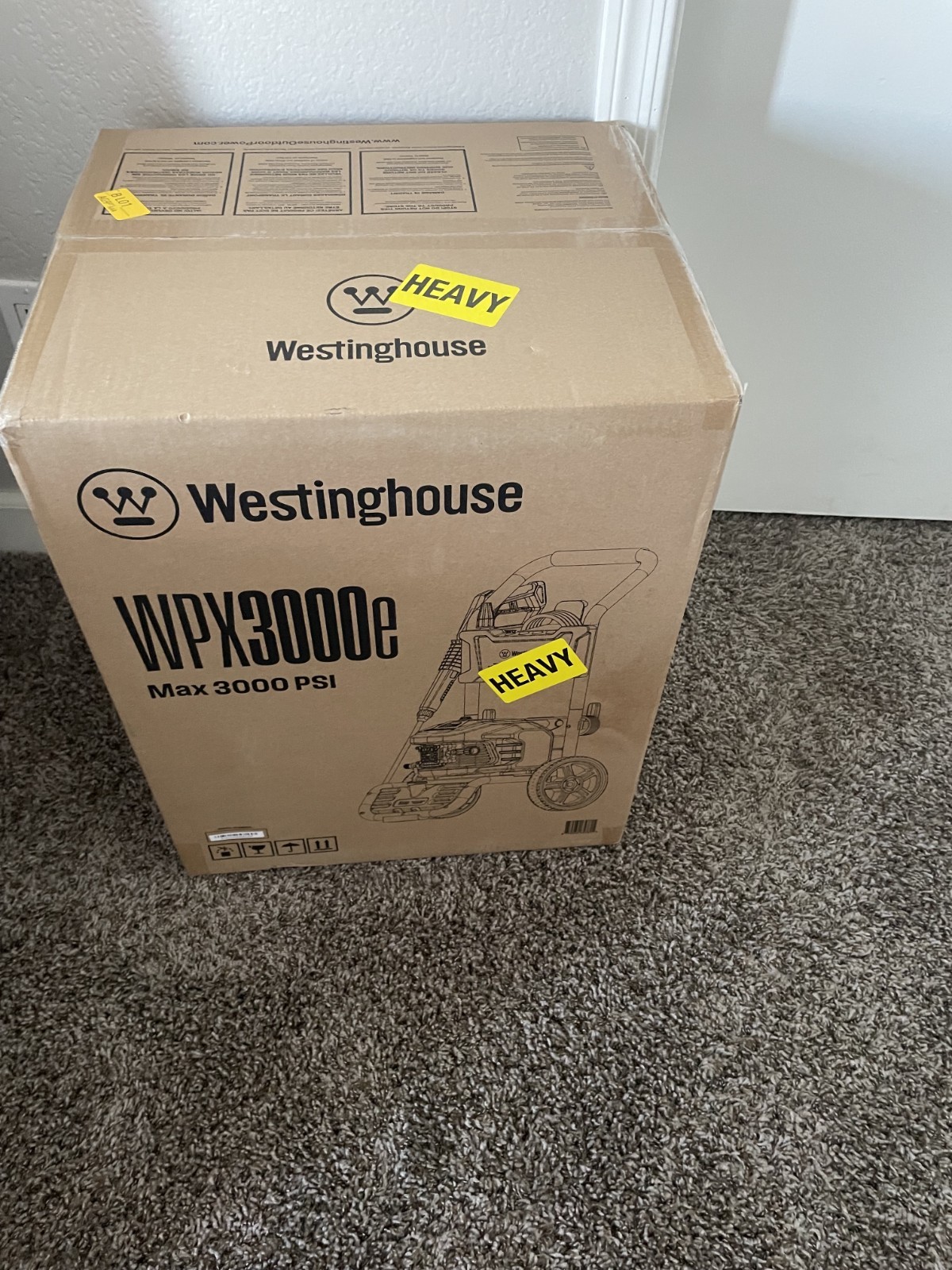 Westinghouse WPX3000 Gas Pressure Washer 3000 PSI 212cc 4-Stroke Quick Connect
