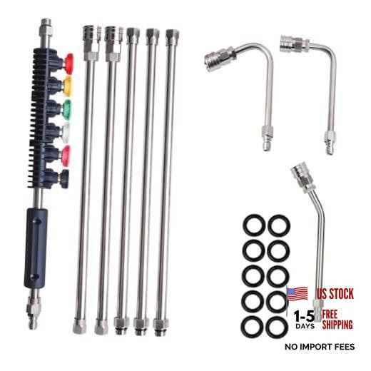 9 Pack Pressure Washer Extension Wand Upgrade Power Washer Lance with 6