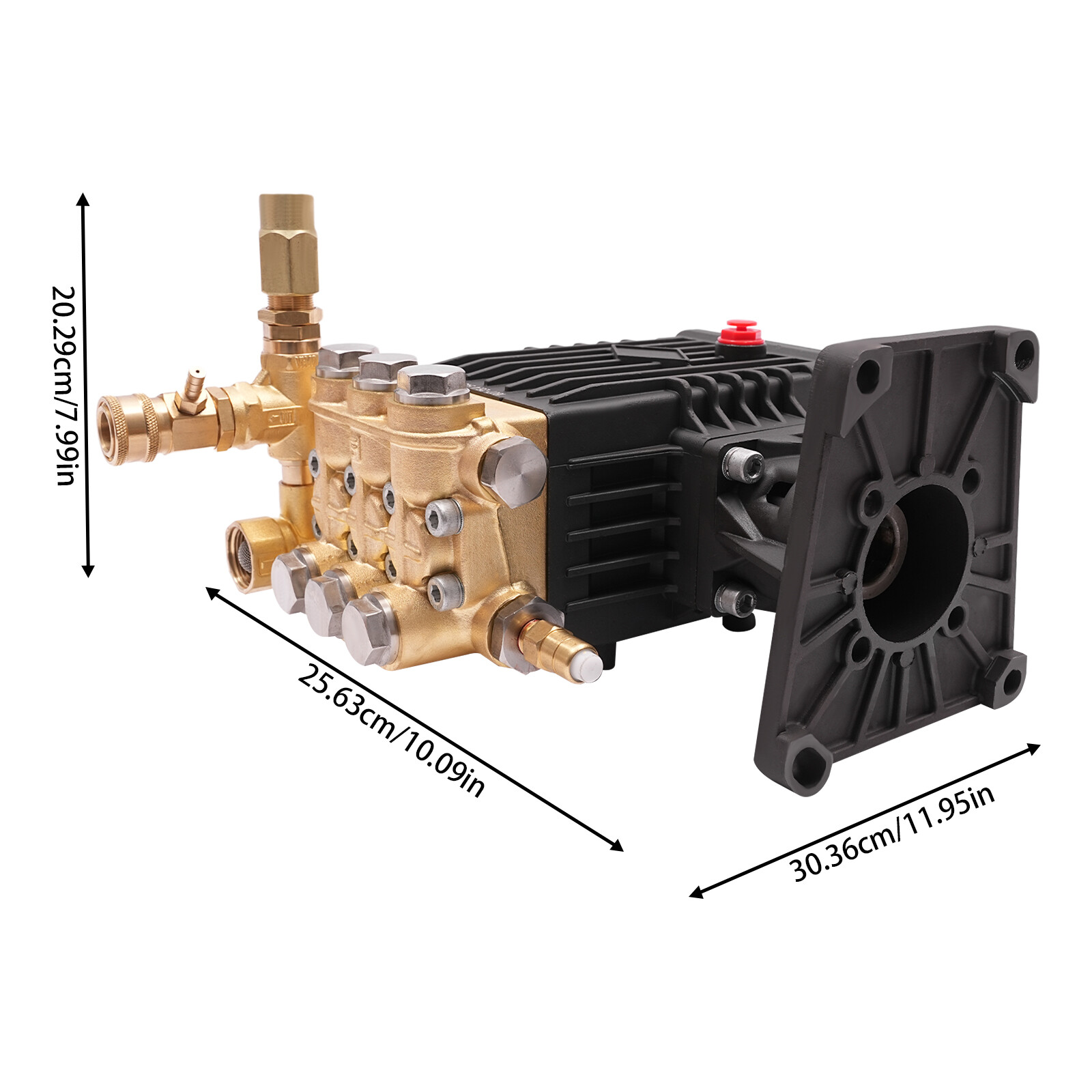 4000 PSI Pressure Washer Pump, 1″ Horizontal Shaft, 4 GPM, 3400 RPM, 13hp