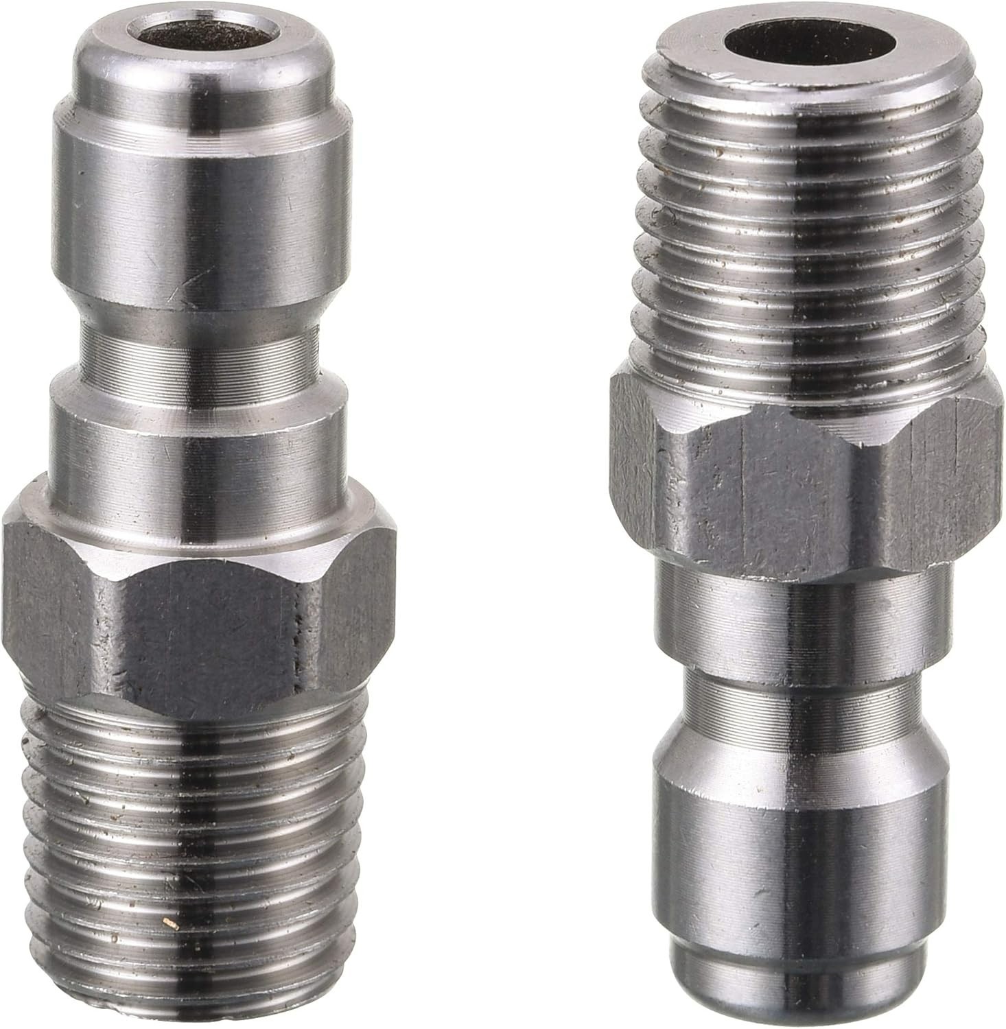Heavy-Duty 5000 PSI Pressure Washer Coupler Set – 1/4″ Male NPT Fitting, 2 Count