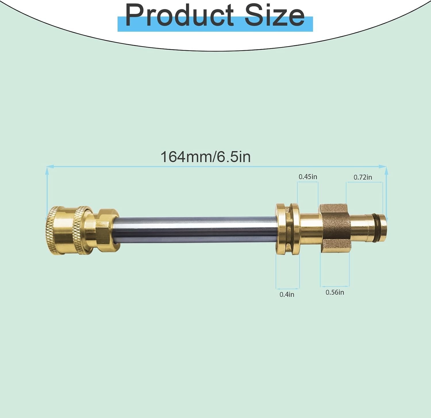 Replacement for Pressure Washer Gun Adapter Sun Joe SPX Series, 1/4 Inch Quic…