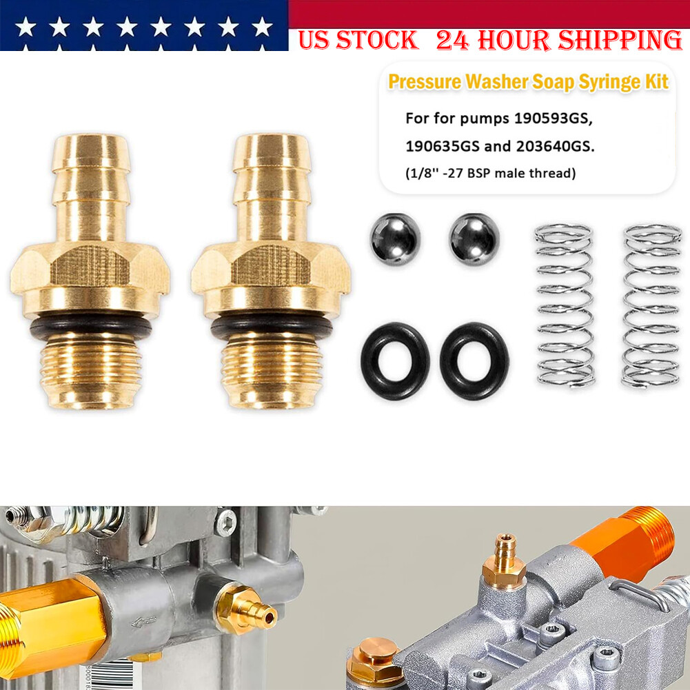 Pressure Washer Chemical Soap Injector Kit for Briggs Stratton 190593GS 190635GS