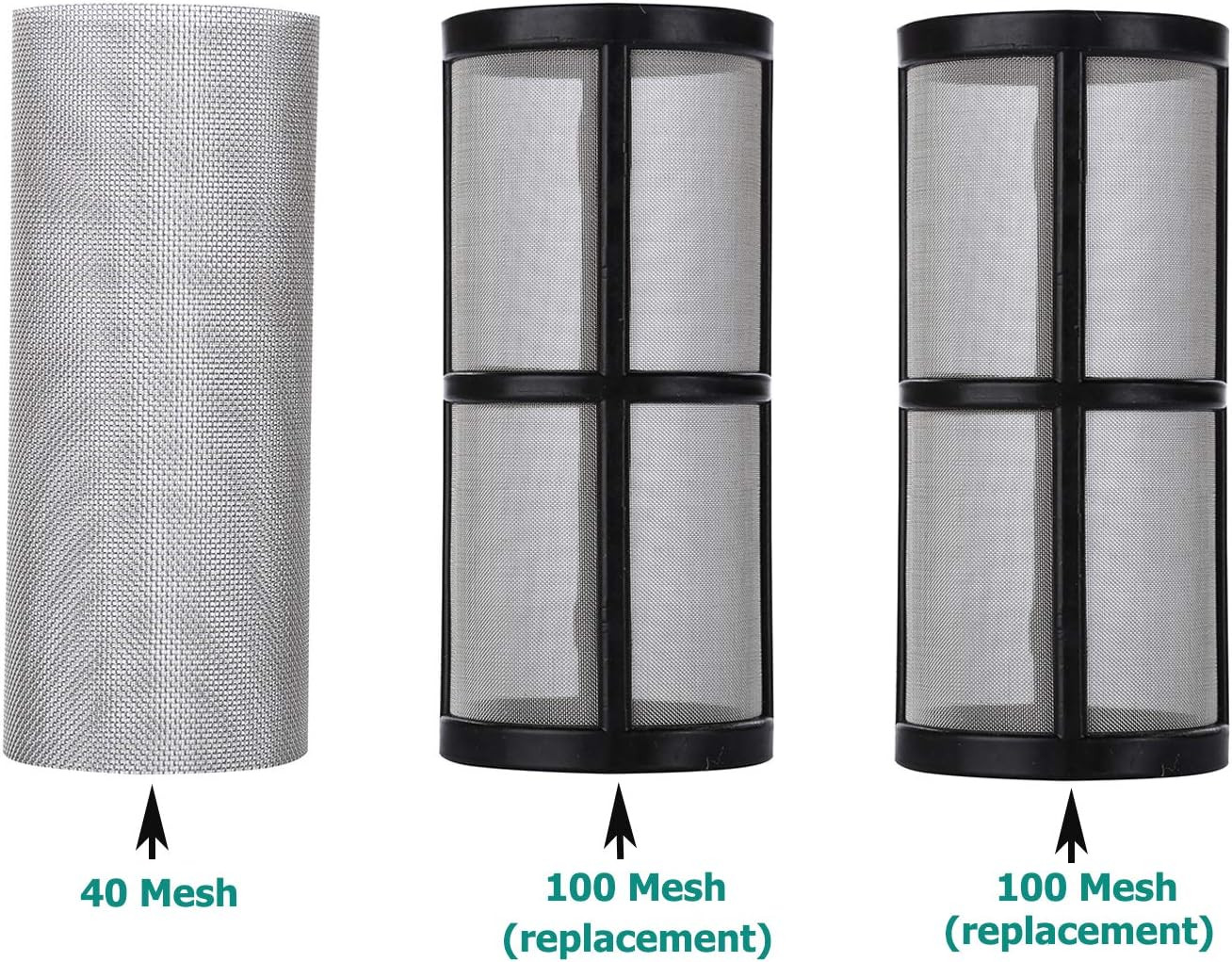 Garden Hose Filter for Pressure Washer Inlet Water, Inline Filter for Sediment,