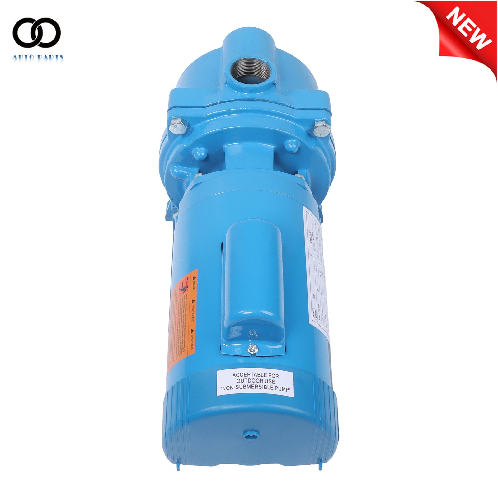 GT15 Cast Iron Self-Priming Centrifugal Pump 1-1/2HP Water Pump 115/230Volt