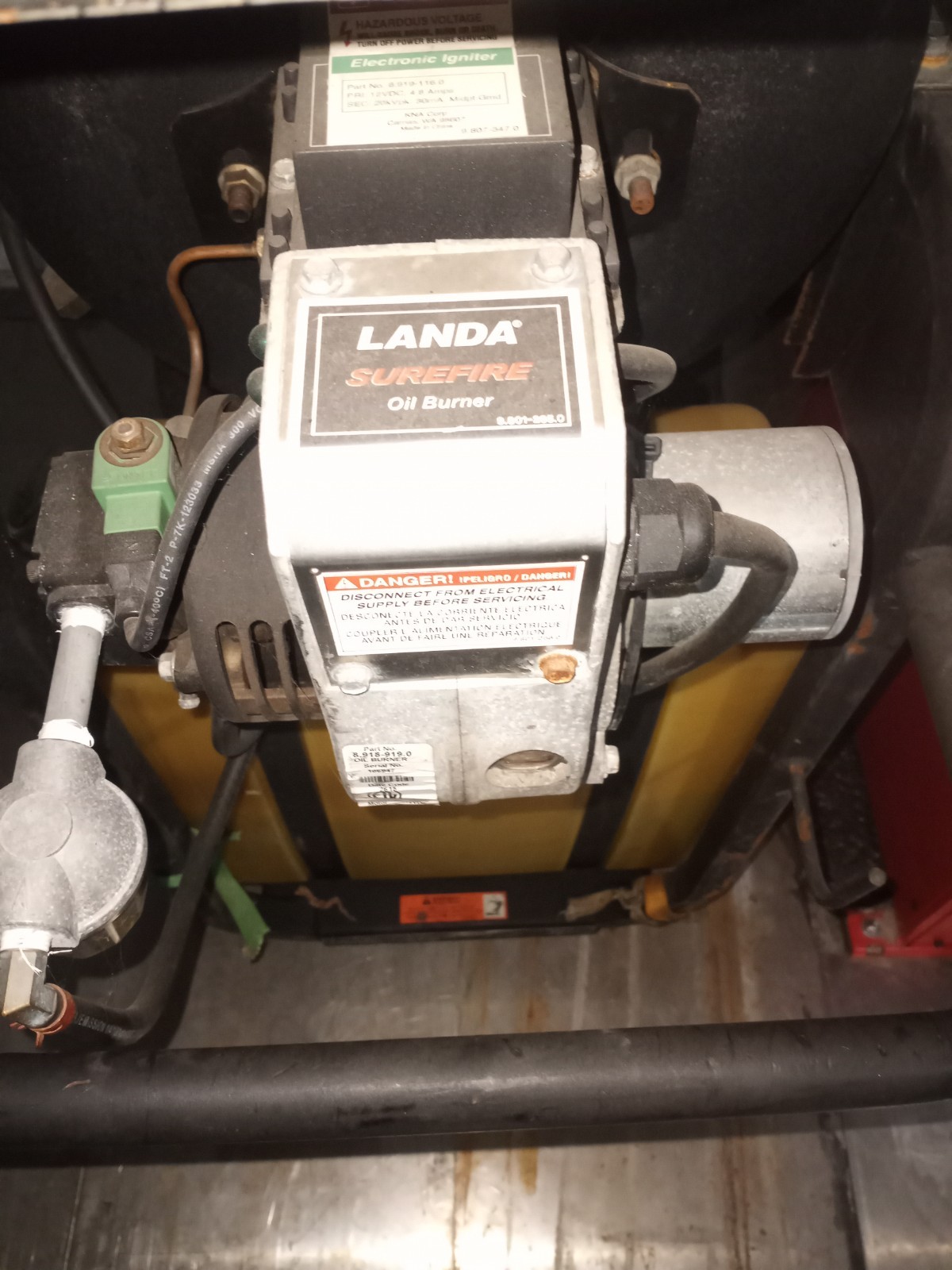 Landa heated pressure washer refurbished