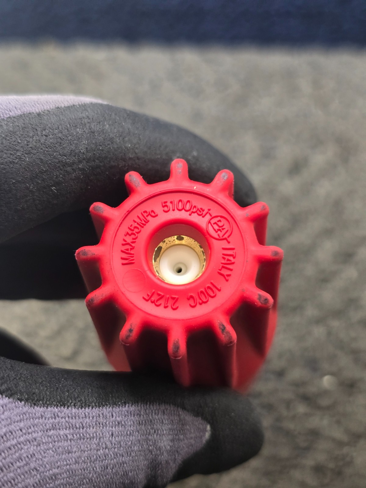 Mi-T-M AW-7510-0035: 3.5 ORIFICE 5100 PSI Rotating Pressure Washer Nozzle