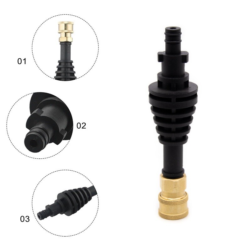 For WORX WA4013 Hydroshot Short Lance Accessories Black Number 60046622 Plastic