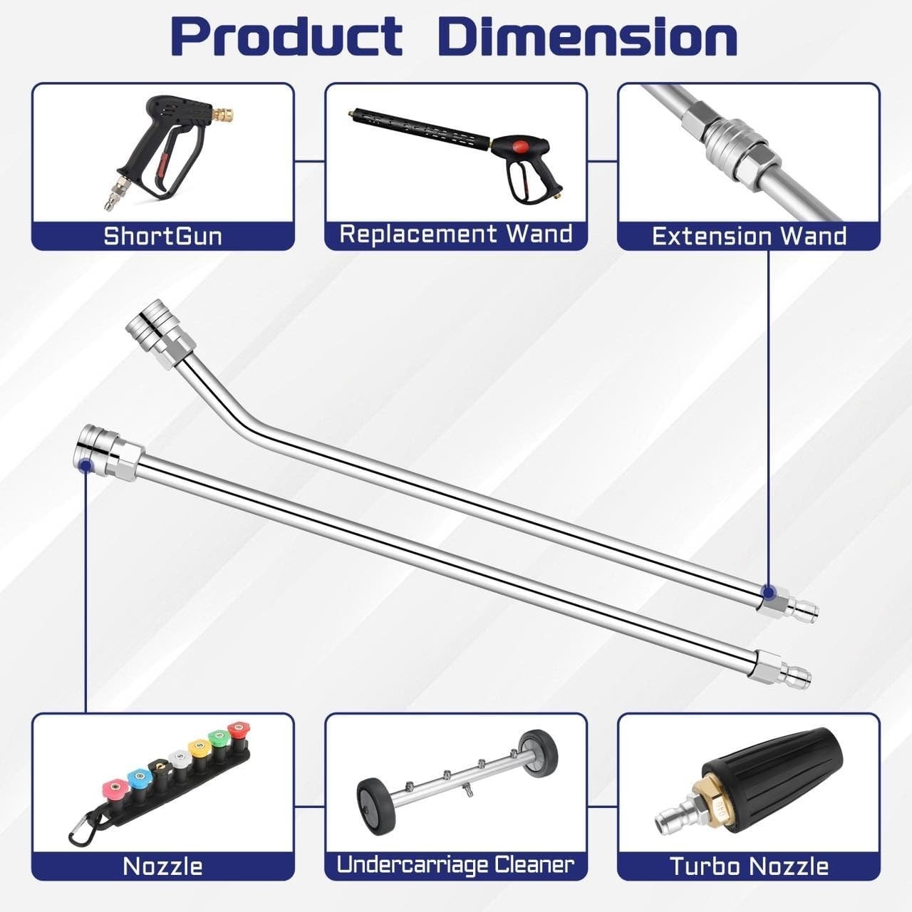 Pressure Washer Extension Wand, Power Washer Wand Extension for Car Washing, …