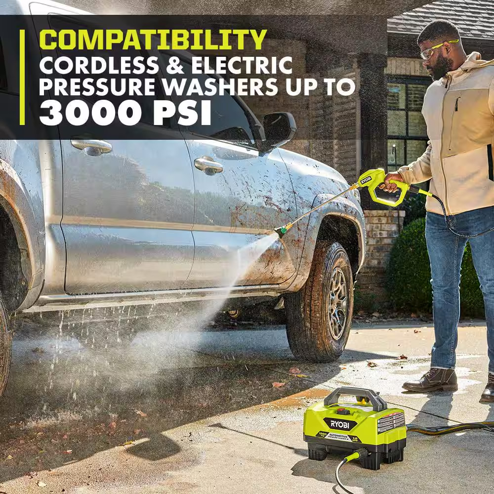 1800 PSI 1.2 GPM Cold Water Corded Electric Pressure Washer with Premium Foam Bl