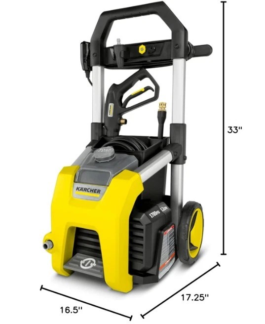 Hidrolavadora Lavadora A Presion Electrica 2125 PSI Hidrolavadoras Alta Presión