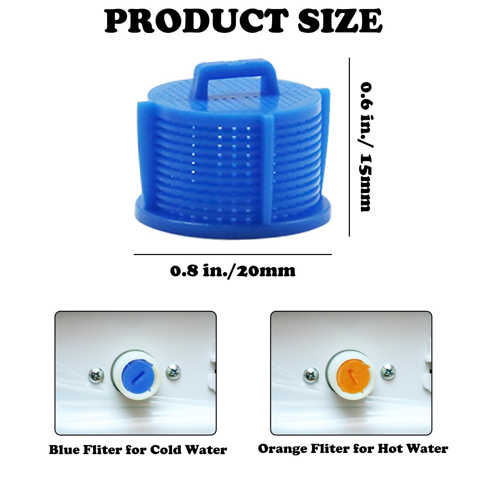 20Pcs Washing Machine Water Filters, AGM73269501 Washing Machine Filters Wash…