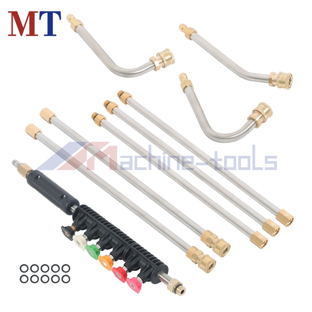 97in Pressure Washer Extension Wand Upgraded Power Washer Lance with Nozzle Tips