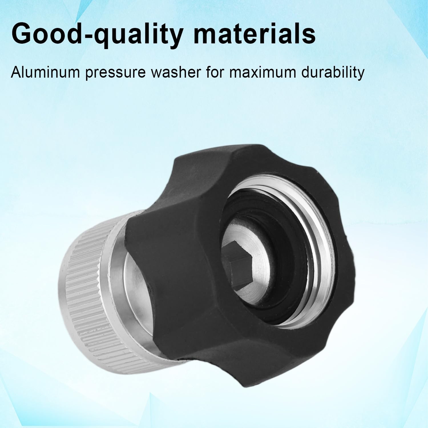 Electric Pressure Washer Adapter, 3/4 Inch High Pressure Washer Metal Quick C