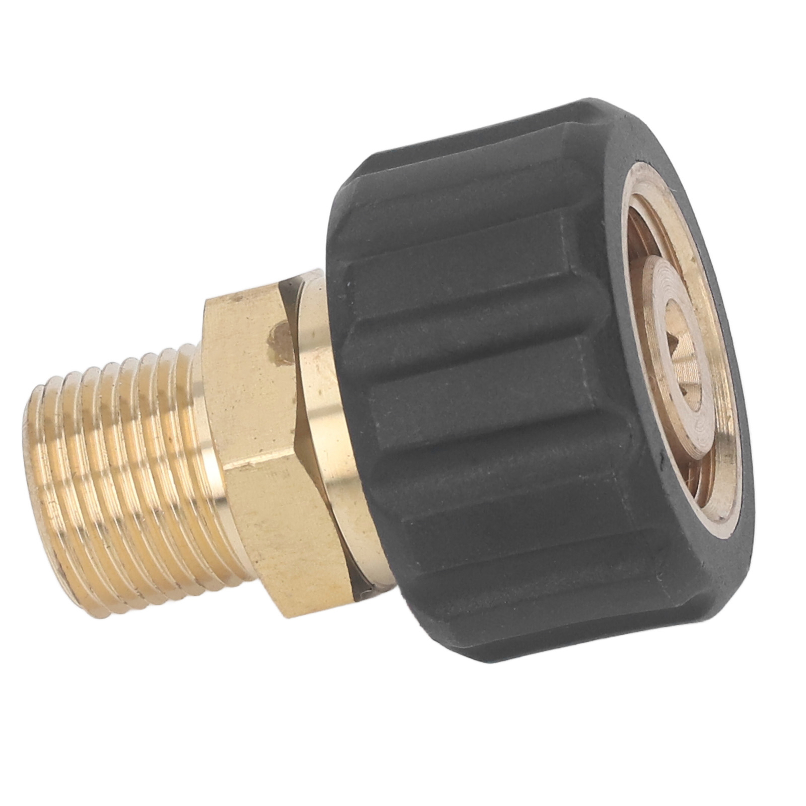 (Male G3/8 To Female M22 14mm)Pressure Washer Adapter Hose Connector 5000PSI