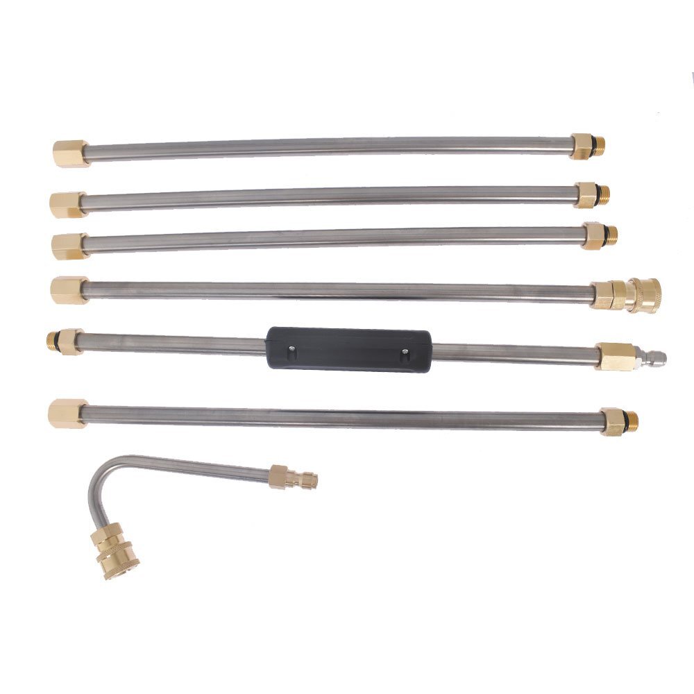 4000PSI High Pressure Washer Extension Wand Replace Lance 5 Cleaner Nozzle Tips