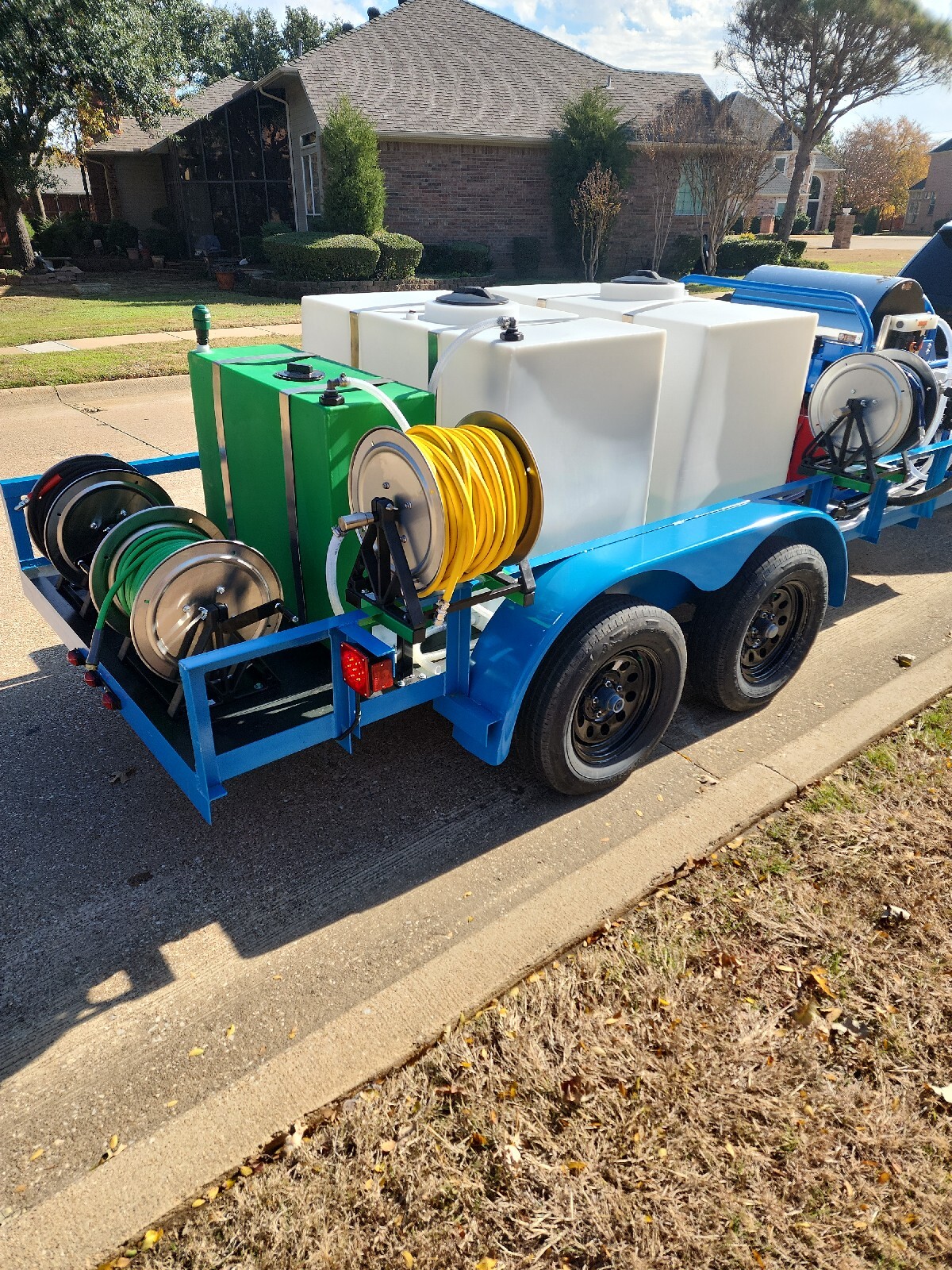 DETRAILERS DUAL LINE HOT WATER – SOFT WASH HYBRID TRAILER