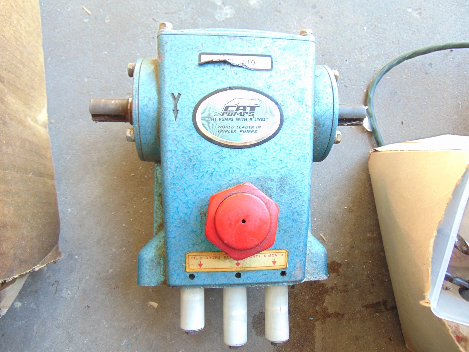 Cat Model 310 Cat Pump Pressure Washer Car Wash Untested in#3