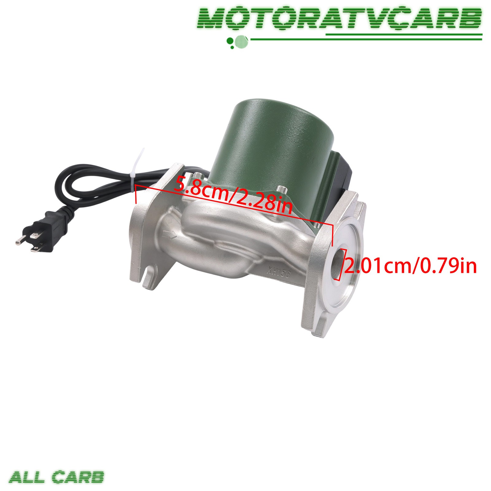 ALL-CARB 009-SF5 Flanged High Velocity Water Circulating Pump 1/8 HP 10GPM 115V
