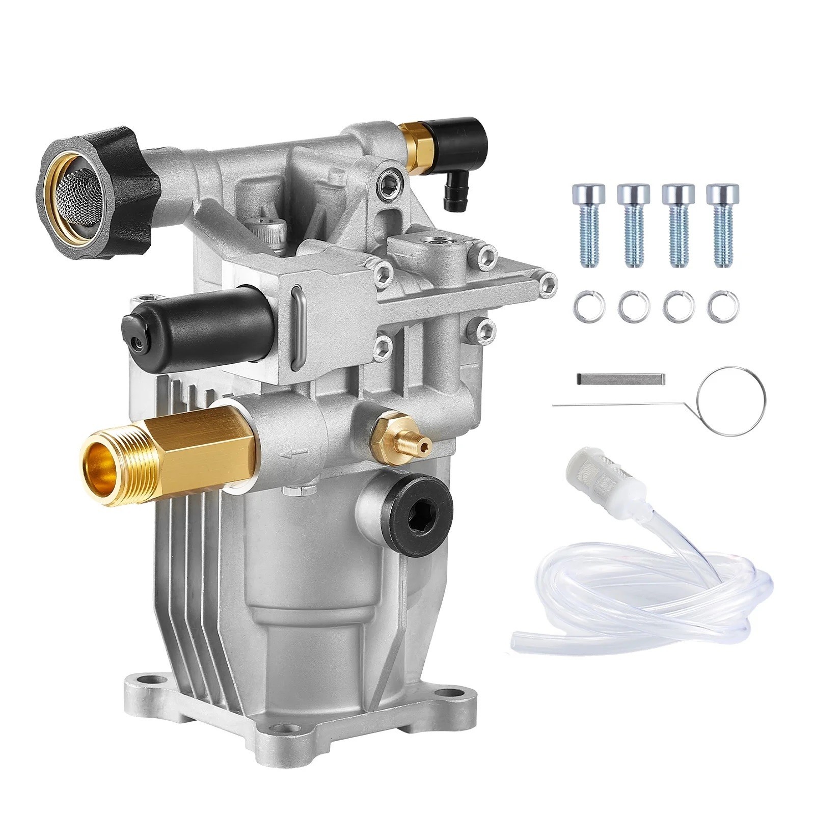 Vevor 2500PSI Pressure Washer Pump 2.35GPM 3/4″ Universal Horizontal Shaft PTO