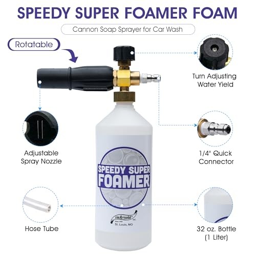 S.M. Arnold SPEEDY SUPER FOAMER Foam Cannon Soap Sprayer for Car Super Foamer