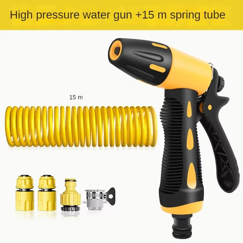 1020 Meter Telescopic Water Pipe with HighPressure Nozzle Car Washing Tool Set E