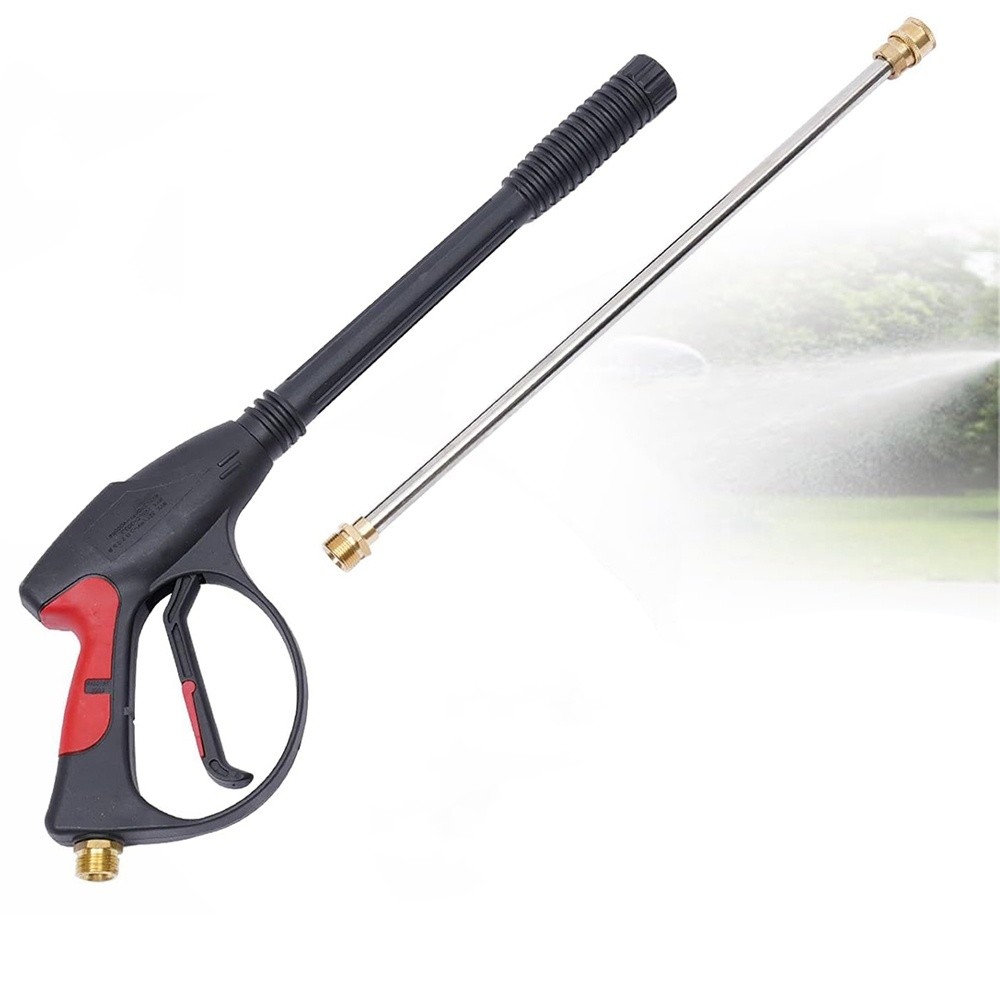 High Pressure 4000PSI Pressure Power Washer Gun Spray Wand Lance w/ Nozzles Kit