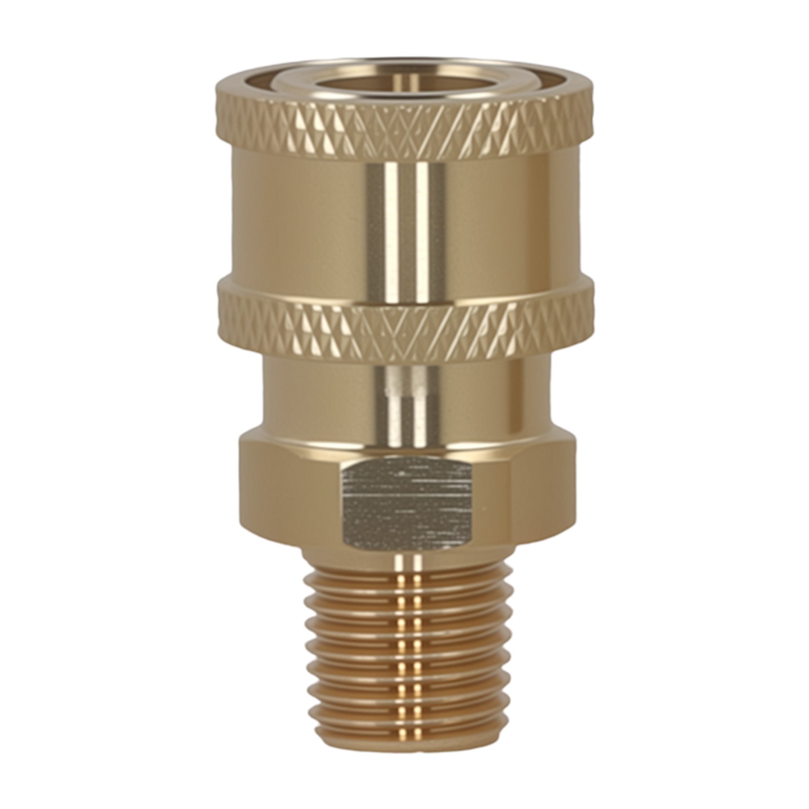 2x 1/4″ Quick Connect Male NPT Thread High Pressure Washer Fitting Coupler