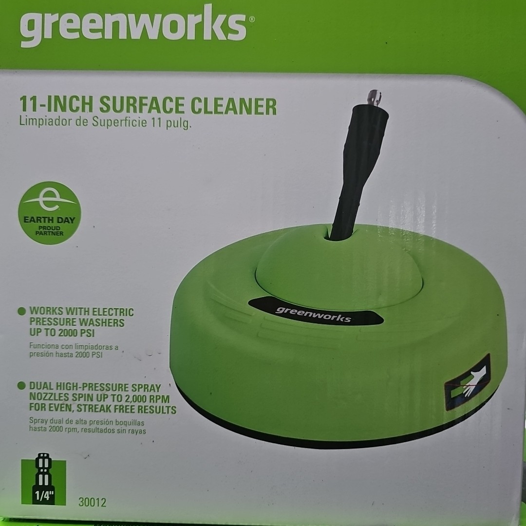 Greenworks-11 inch Surface Cleaner Universal Pressure Washer Attachment-30012