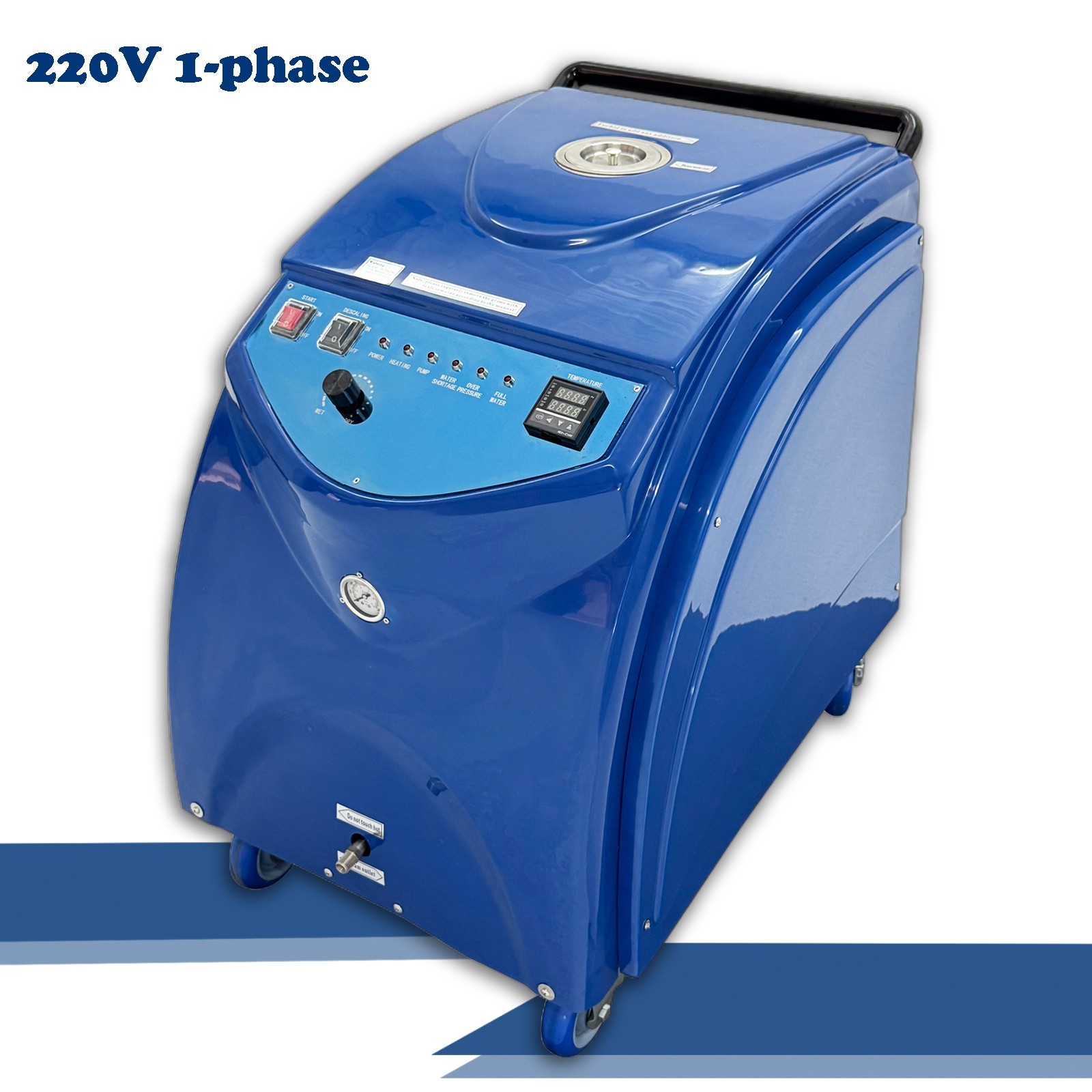 220V 1PH Commercial High-Pressure Steam Car Washer Cleaning Machine 6KW