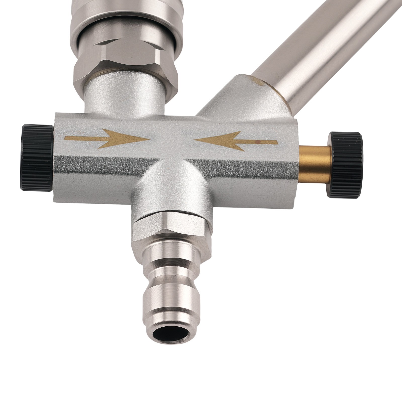 Pressure Washer Foam Lance Dual Use & 5 Spray Nozzles 4000 PSI 1/4″ Stainless