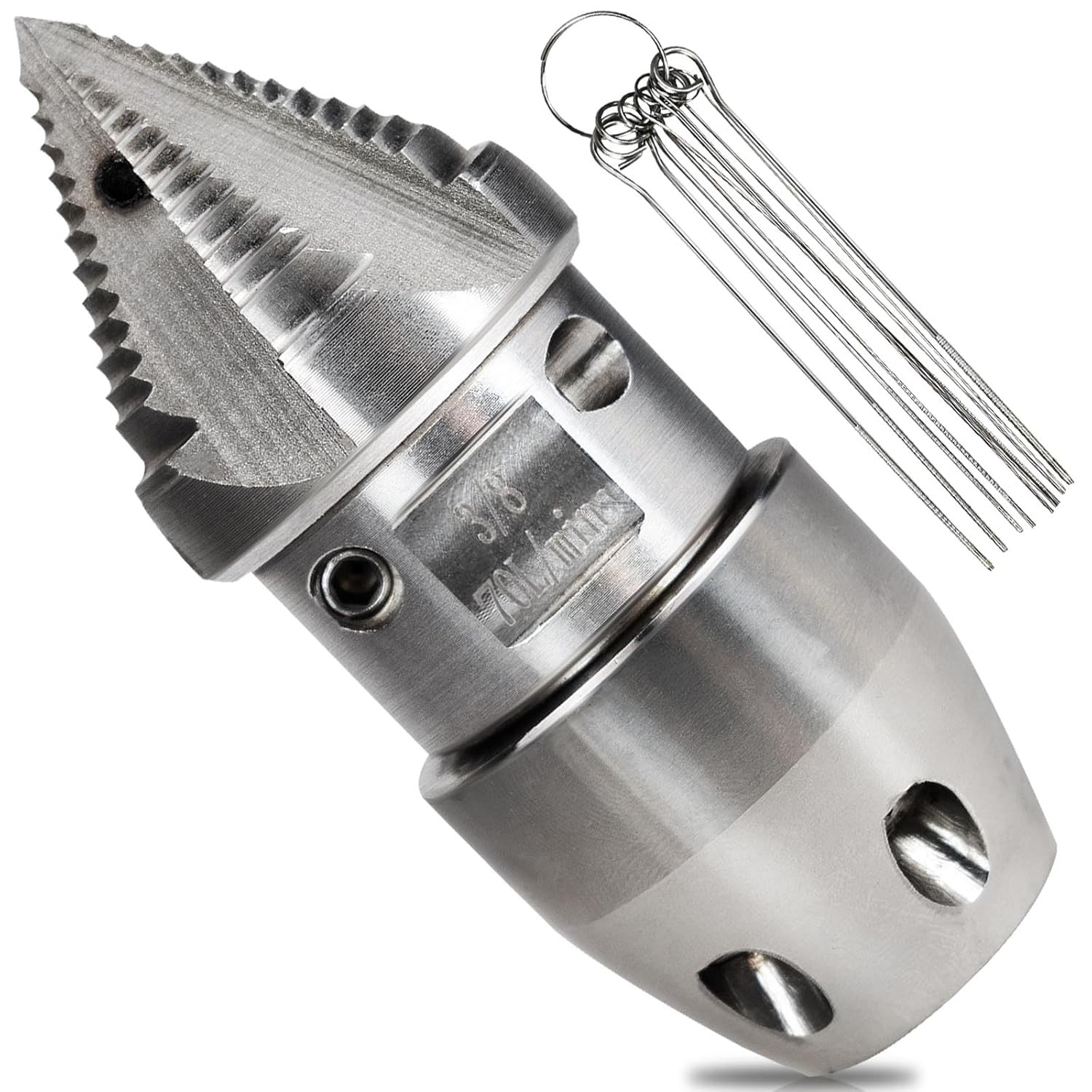 3/8 NPT Stainless Steel Sewer Jetter Nozzle 2900 PSI 70 L/min Pressure Washer