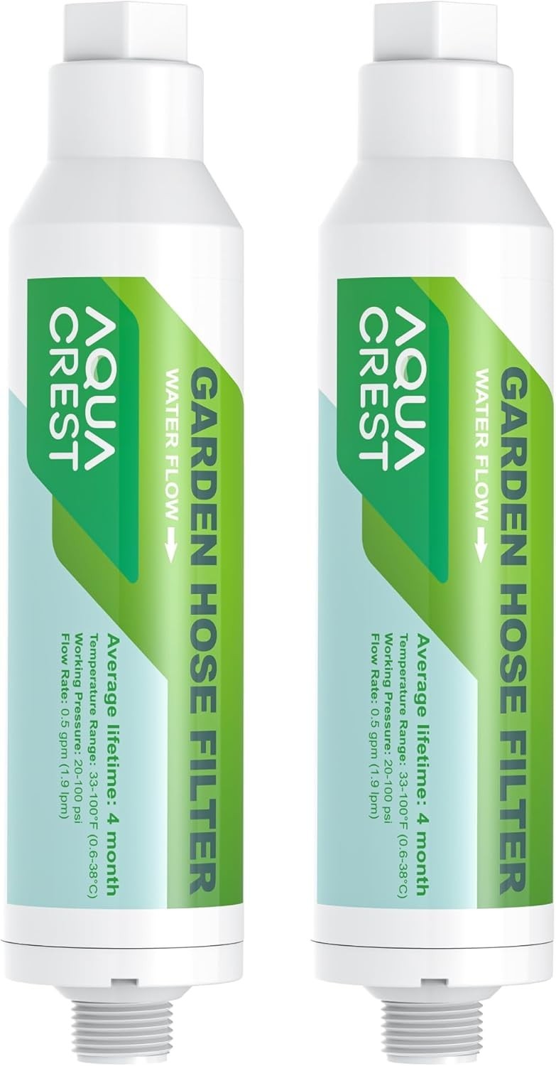 Efficient Garden Hose Water Filter 2-Pack – Prolongs Plant Health & Nozzle Life