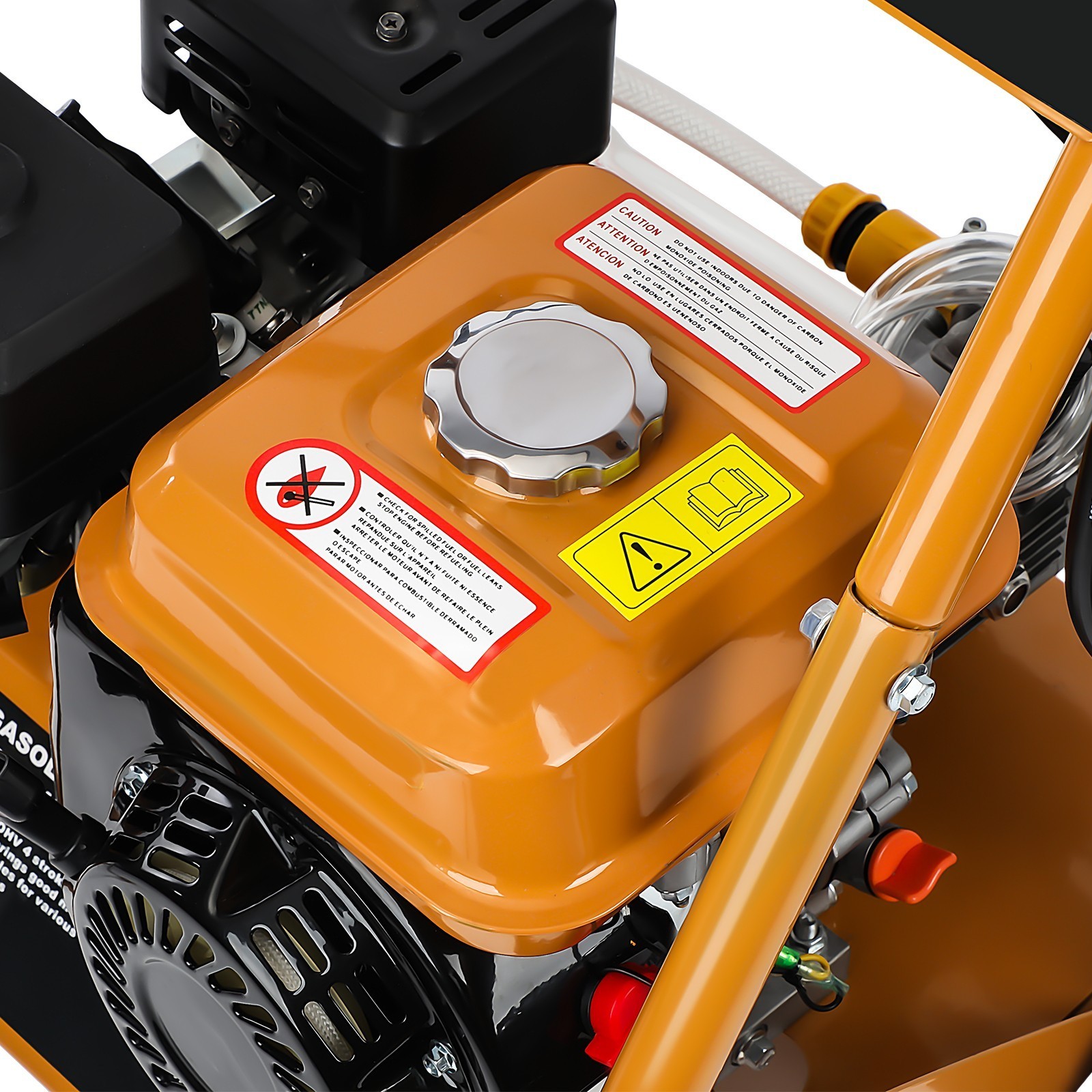 3950 PSI Gas Pressure Washer 2.6 GPM 212cc 4-Stroke 5 Nozzles For Commercial Use