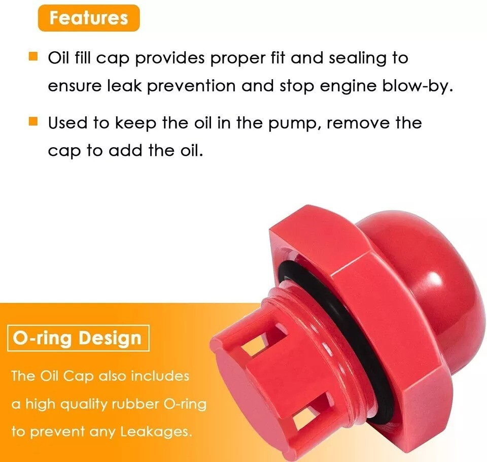 Oil Fill Cap for Dewalt Pressure Washers 514009761 DH3028 DH4240 DXPW60603 Type0