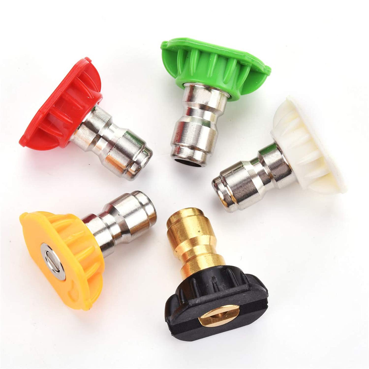 Pressure Washer Nozzle Tips with Nozzle Holder, Set of 5