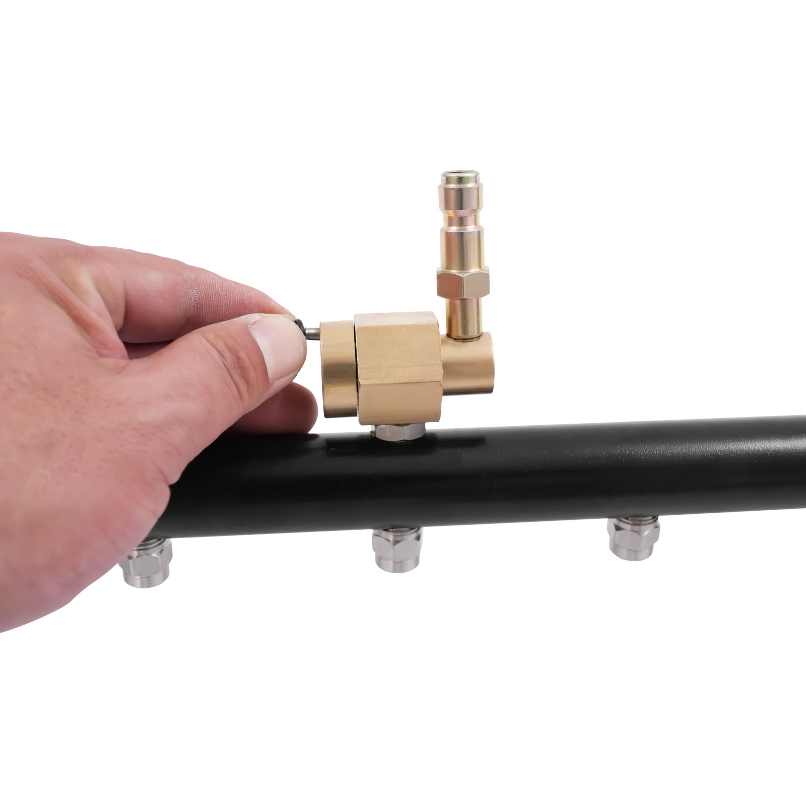 22″ Pressure Power Washer Undercarriage Under Car Cleaner Water Broom w/7 Nozzle