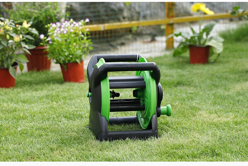 Portable Enclosed Hose Cart Car Wash High Pressure Water Gun Storage Racks