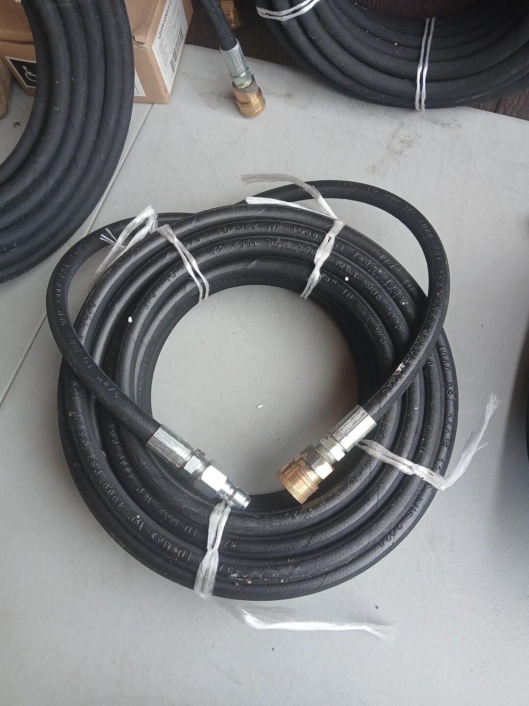Mi-T-M Washer Pressure Hose 0.38″ X 50′ 4,000 PSI Working Pressure 15-0270 New