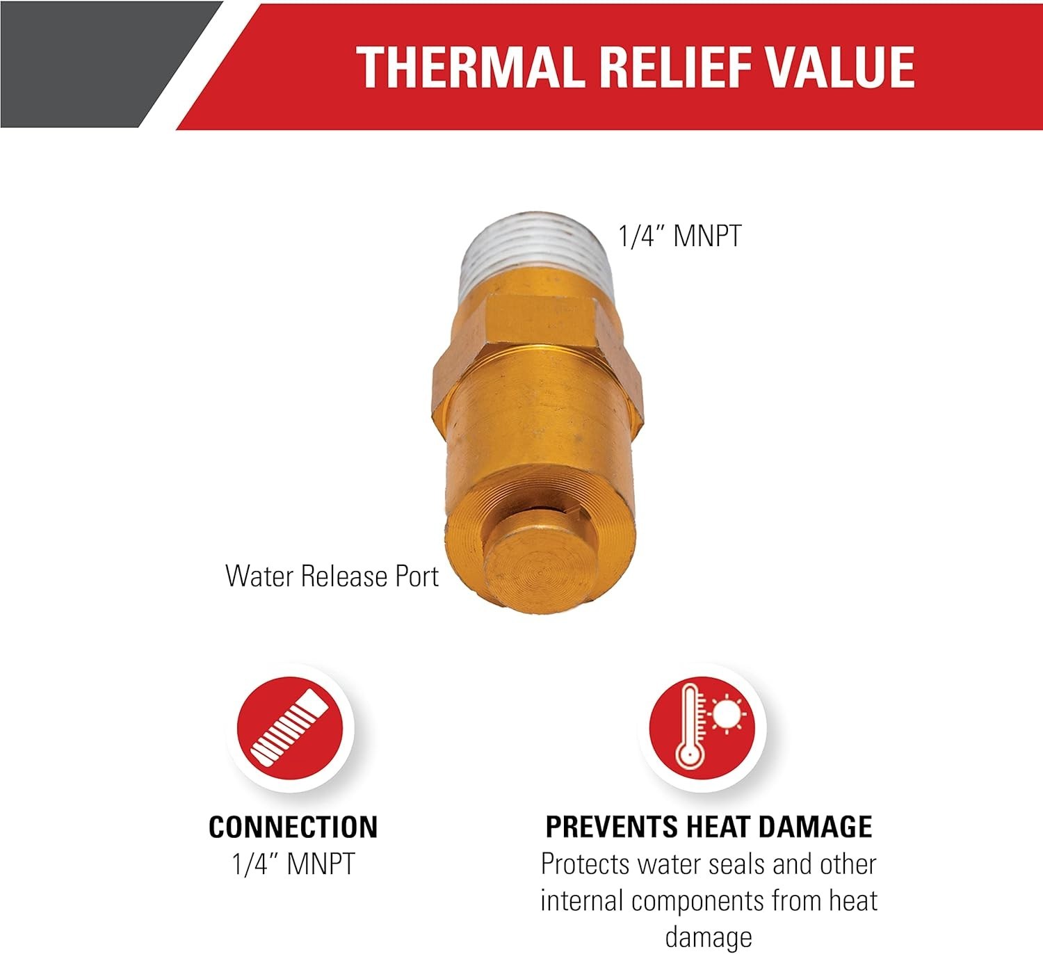 Restore Your Pressure Washer with Genuine Gold Thermal Relief Valve Replacement