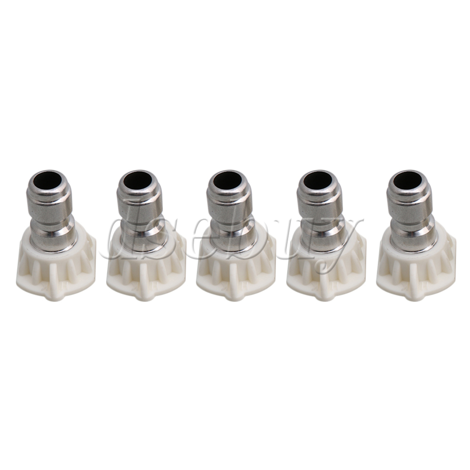 20Pieces White High Pressure Spray Nozzles Tip 40 Degree 1/4″ Quick Connection