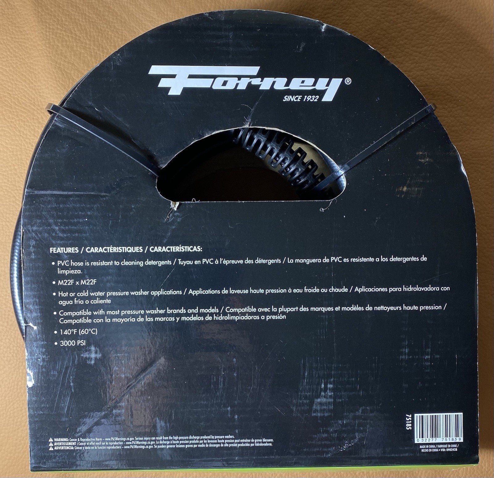 NEW Forney 1/4”X 50’ 3000 PSI High Pressure Washer Hose 75185 Fits Most Brands